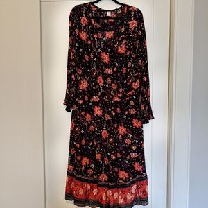 Flowy Floral Boho Dress